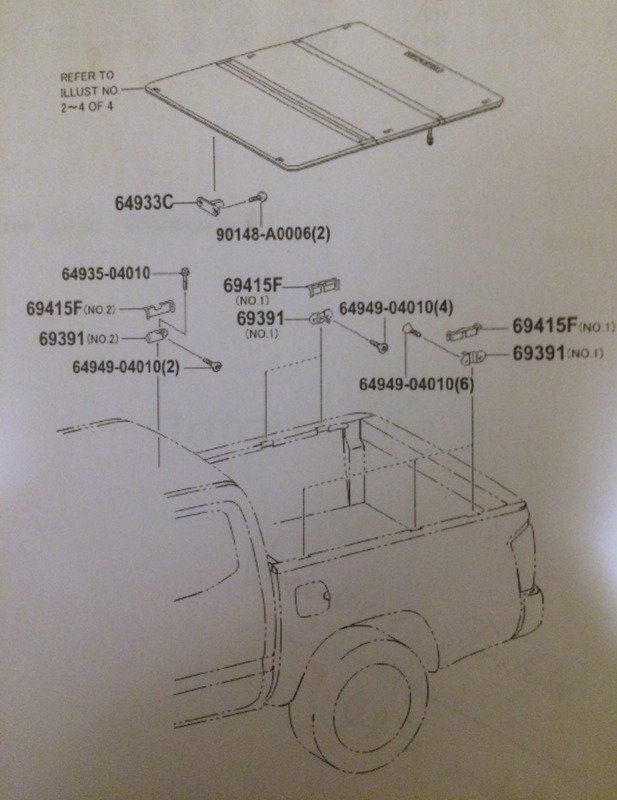 OEM tonneau cover install World