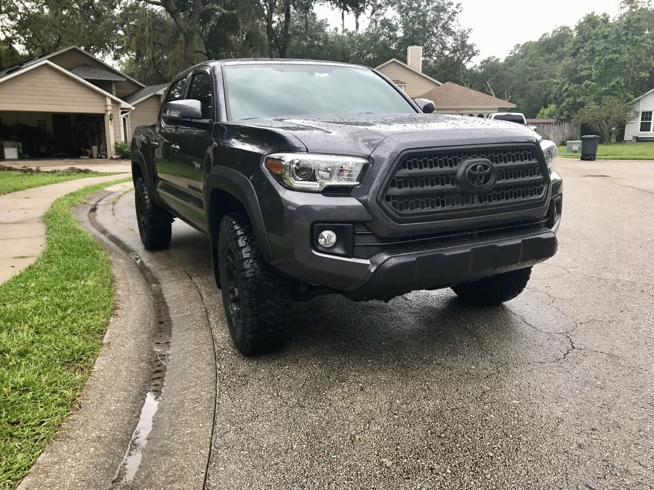 Having trd off road cheese grater grille painted | Tacoma World