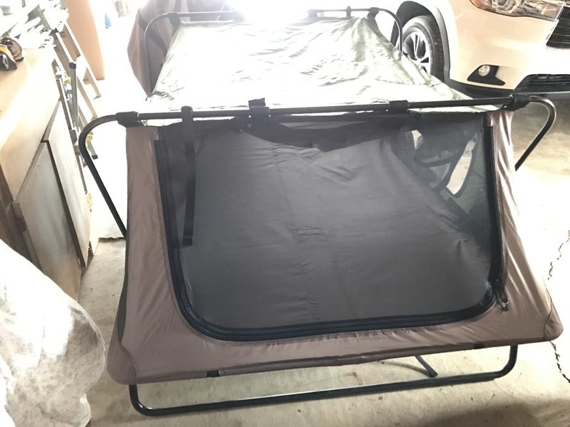 Cabelas double cot outlet tent