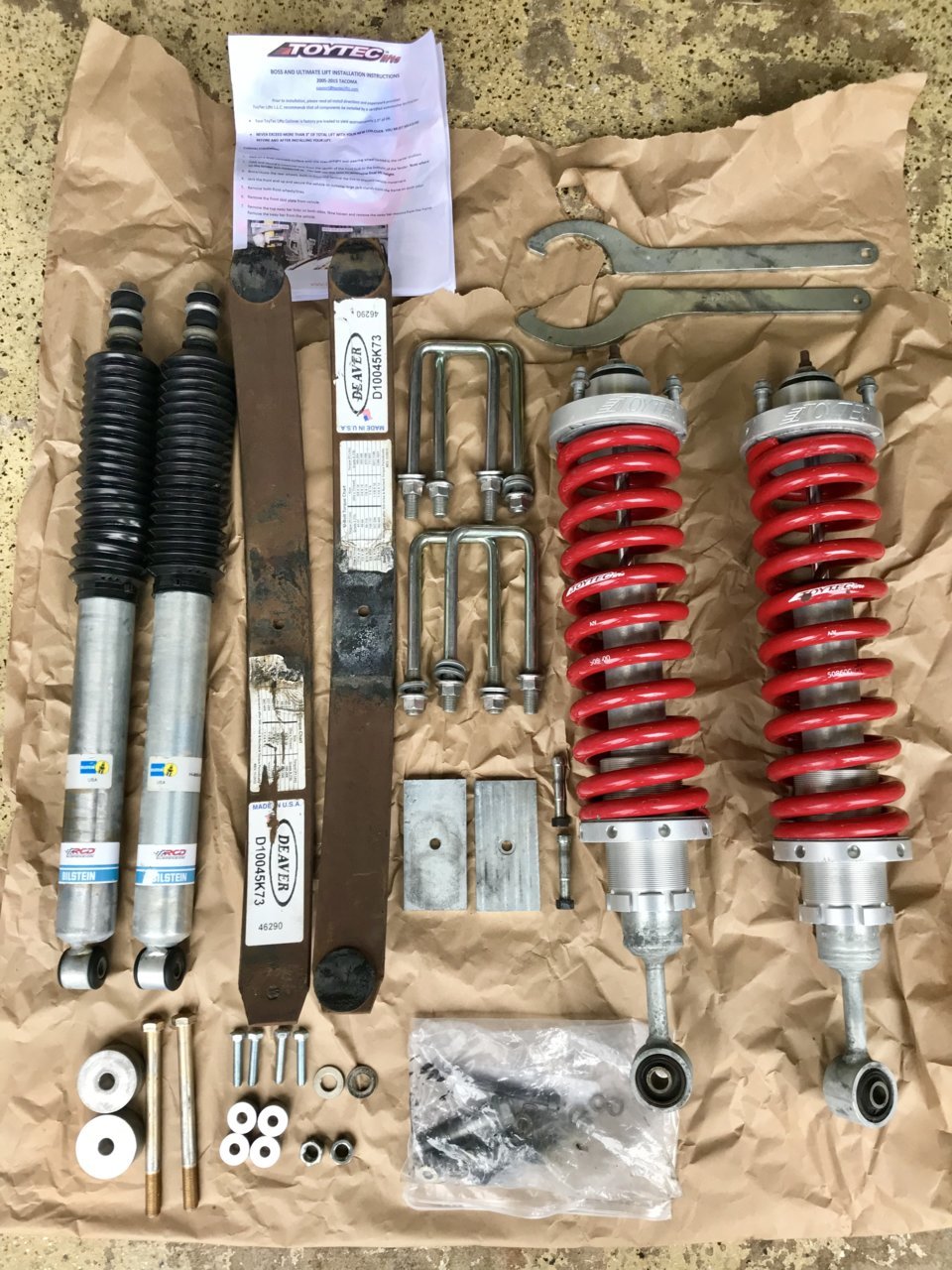 ULTAC-2005 - Toytec Ultimate Lift Kit - 05-15 Tacoma