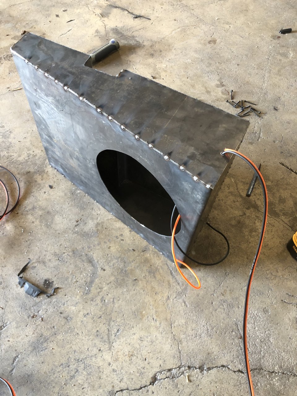 Metal subwoofer sale box