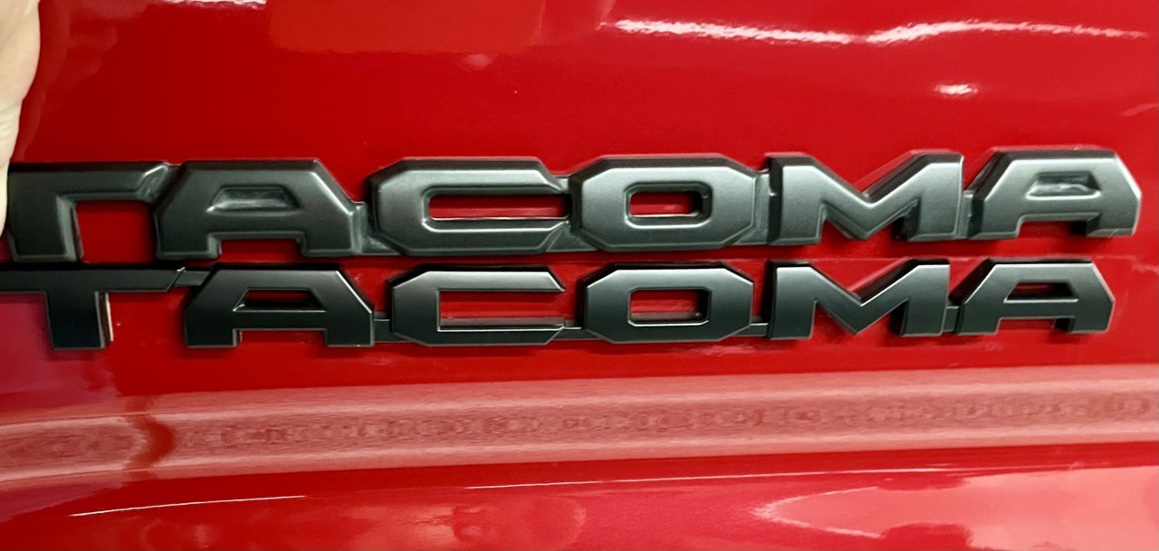 Painted door emblems needed | Tacoma World