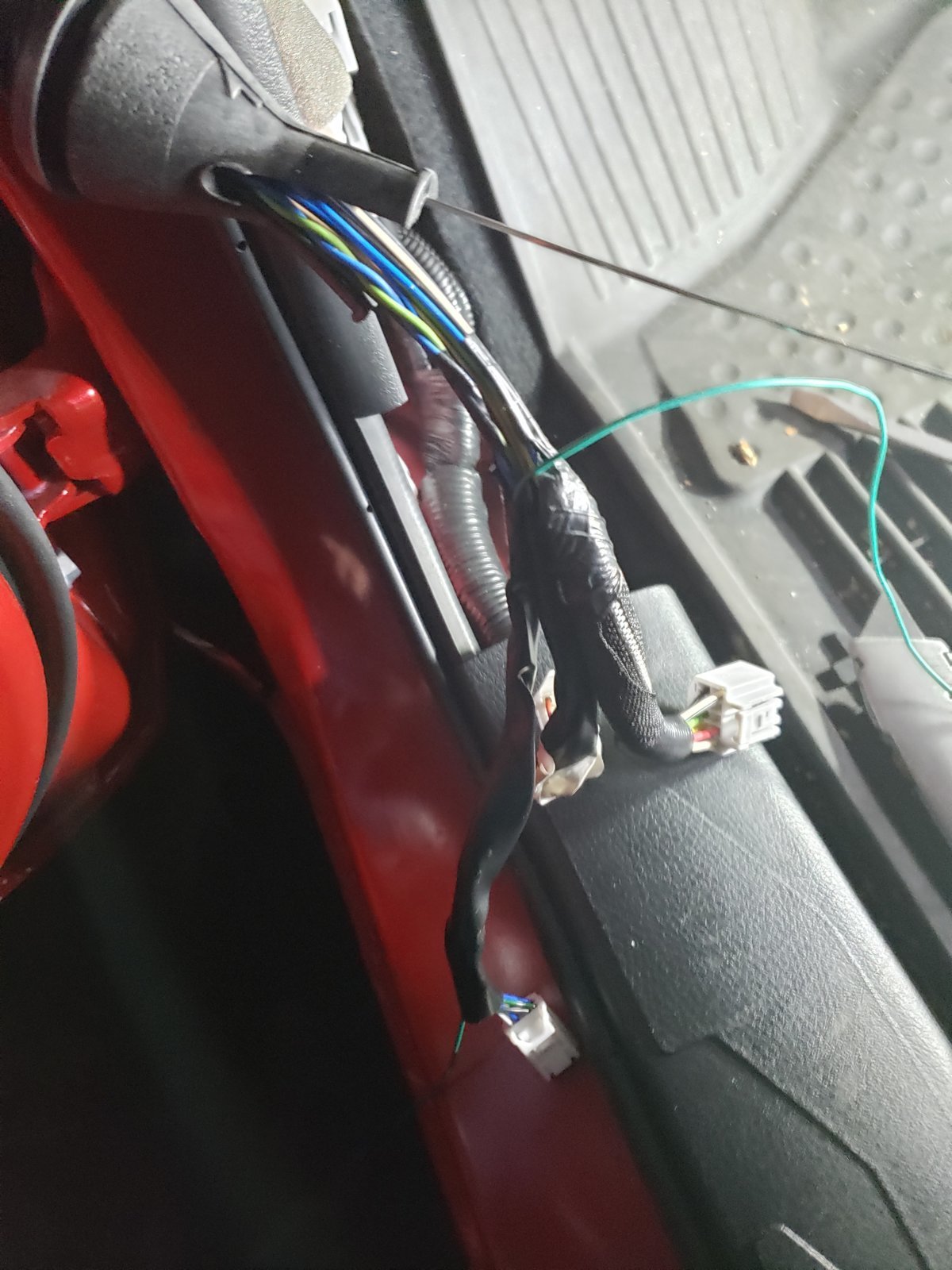 Installing wire to mirror indicator.jpg