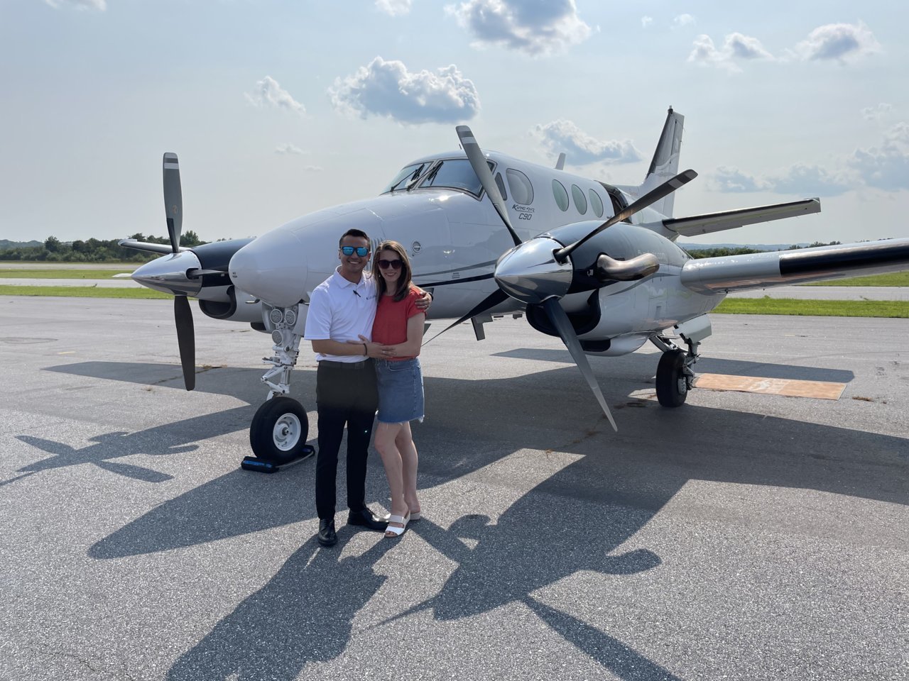 Kara and Jorge in front of the C90.jpg