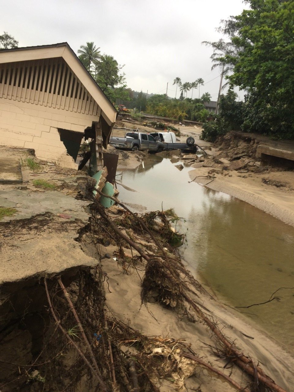 Kauai flooding & lost Taco's! World