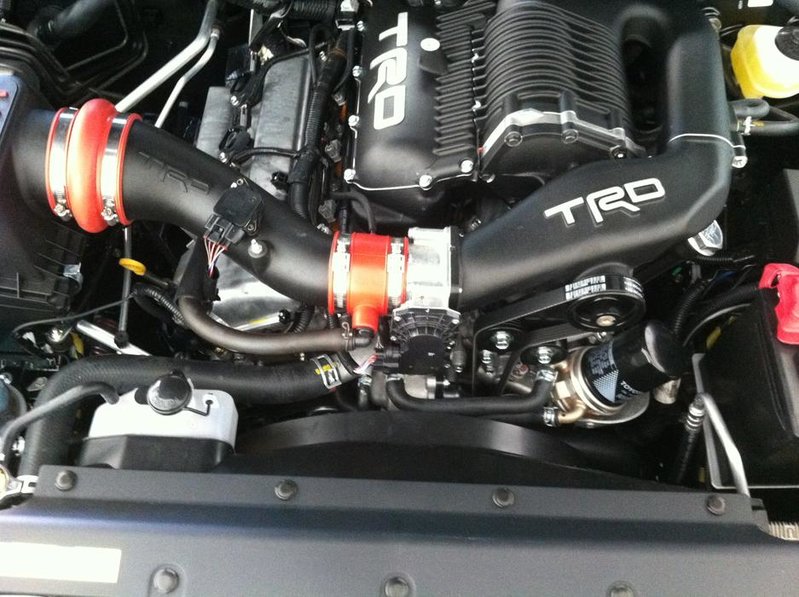 TRD Supercharger with TRD Cold Air Intake 2011 Tacoma World