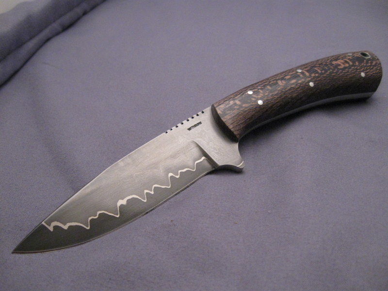 Larry Withrow 203E forged to 1095 stabilized sycamore 07-27-12.jpg