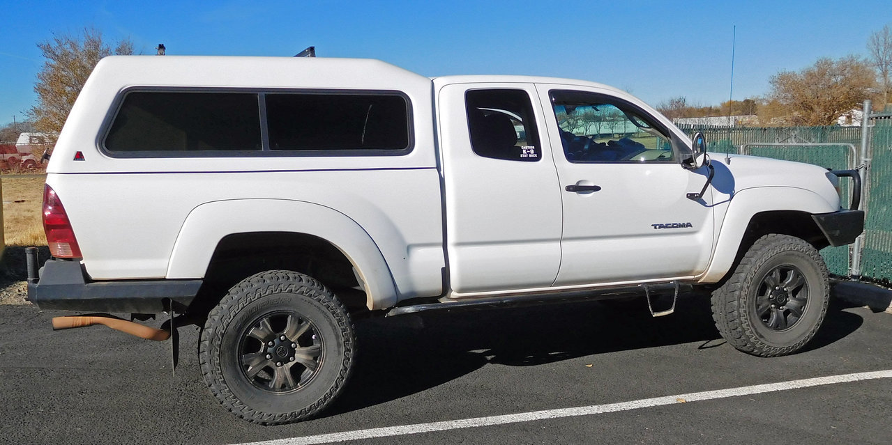 Leer Canopy For Toyota Tacoma Long Bed Truck