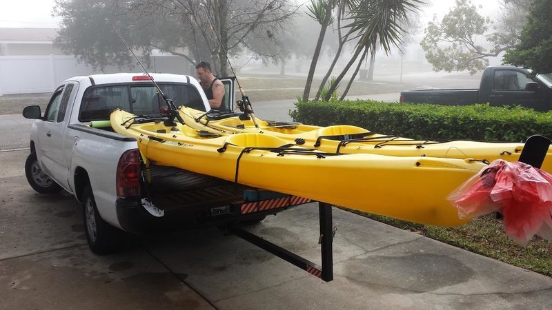 Two 12' kayaks in the short bed?