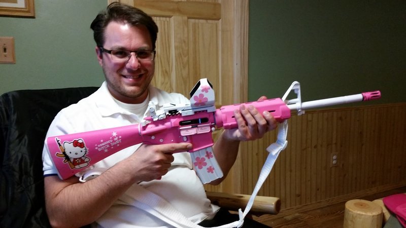 Matt with Hello Kitty Carbine_zpsgwjyksgc.jpg