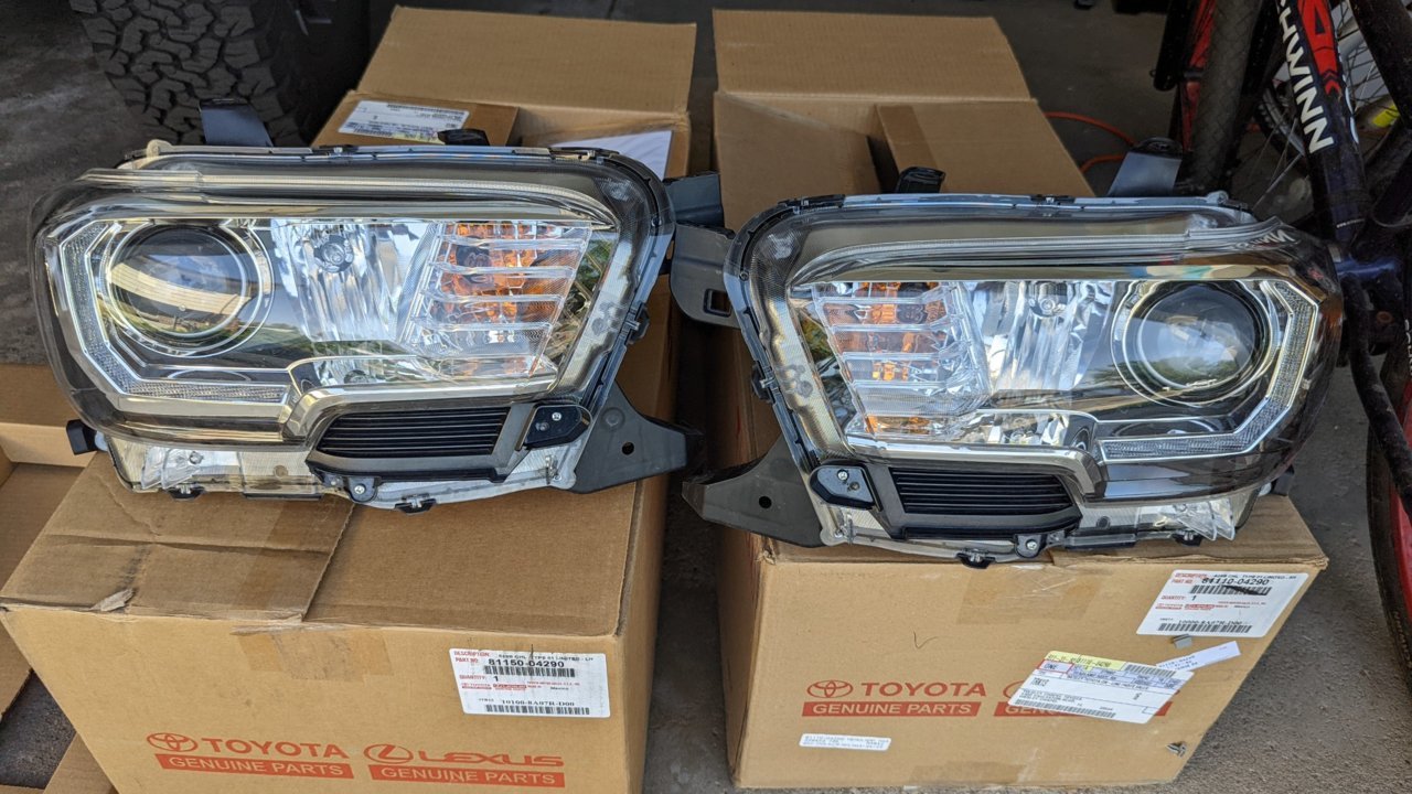 SOLD 3rd Gen OEM Headlights (Off Road) W LED DRL World