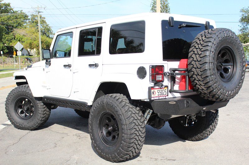 Mickey Thompson Classic II - 1279431 -  Black Jeep Wrangler JK Rear.jpg