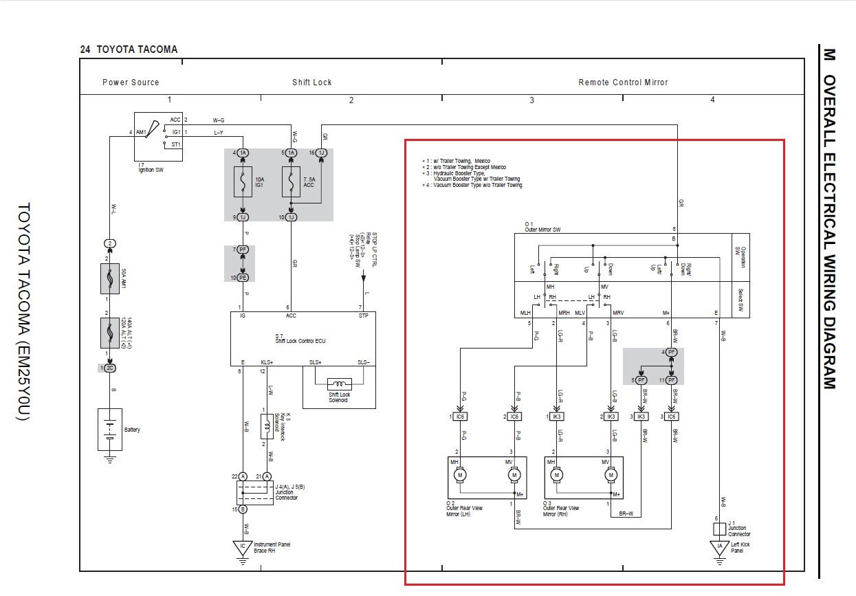 Tacoma Wiring Diagram Pdf - Complete Wiring Schemas