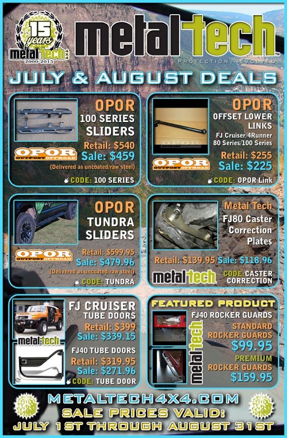 Metal Tech July August Sale 2015 Tacoma World