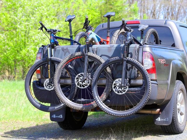 Truck bed bike store blanket