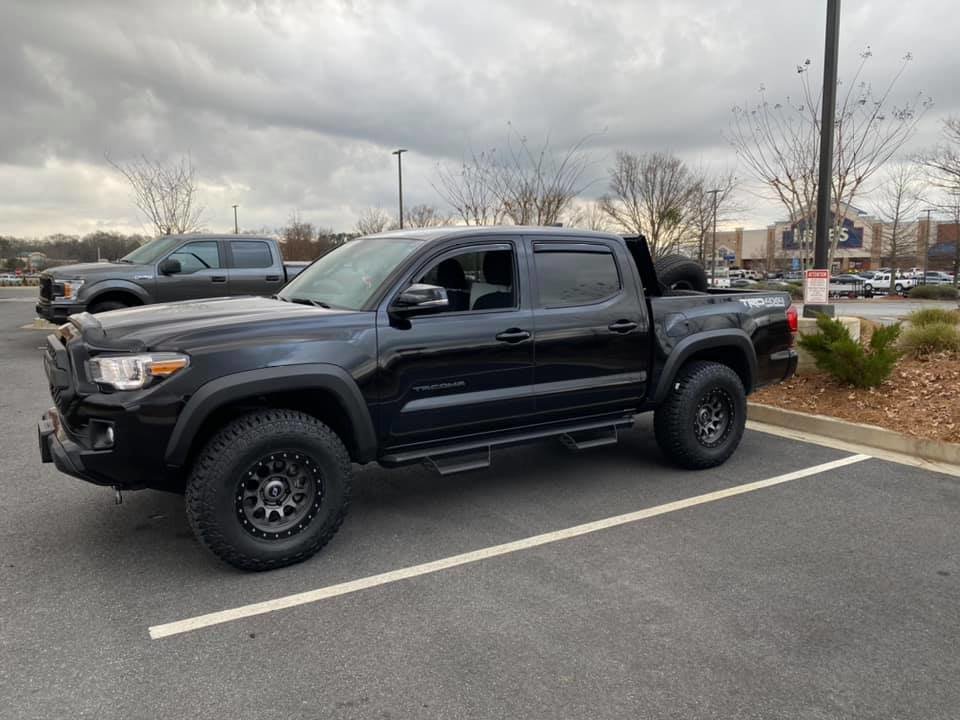 My 2019 Tacoma 4X4 TRD Off Road.jpg new wheels and tires left side.jpg