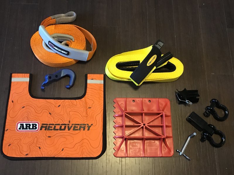  ALL-TOP Nylon Recovery Kit with Hitch Receiver: 3 x