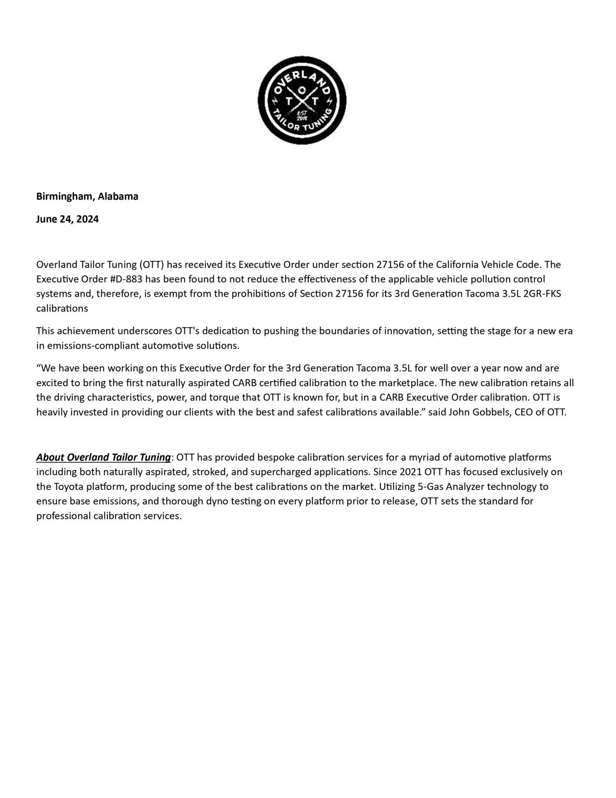 OTT 3GT Press Release CARB.jpg
