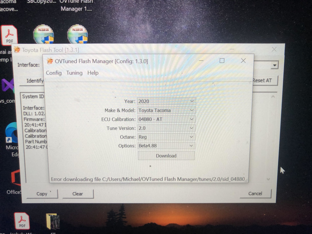 OVTune Error.jpg