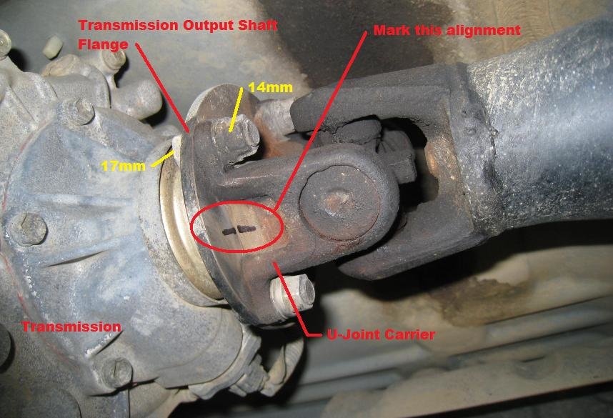 rear universal joint replacement cost