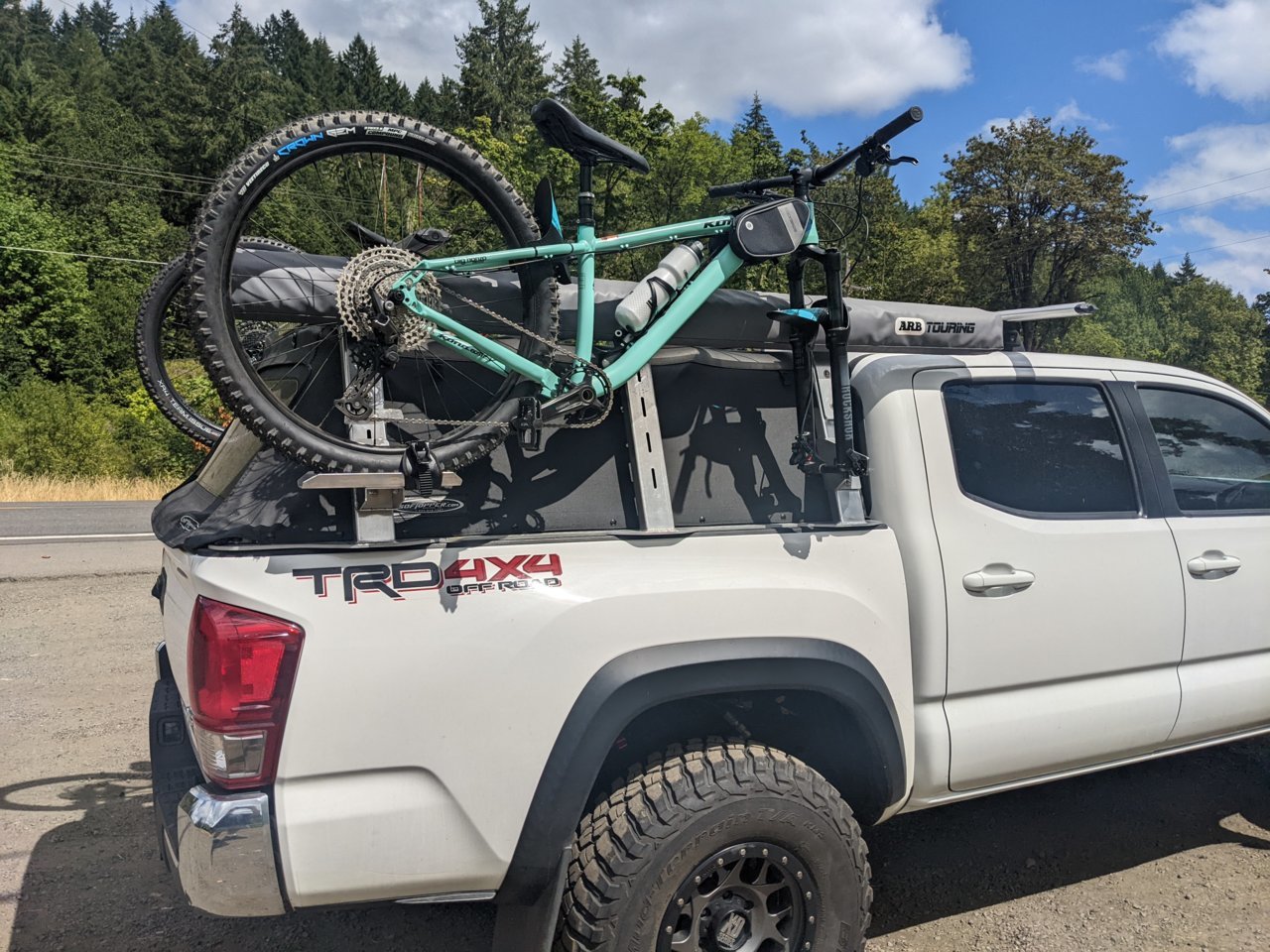 Toyota tacoma shop bike mount