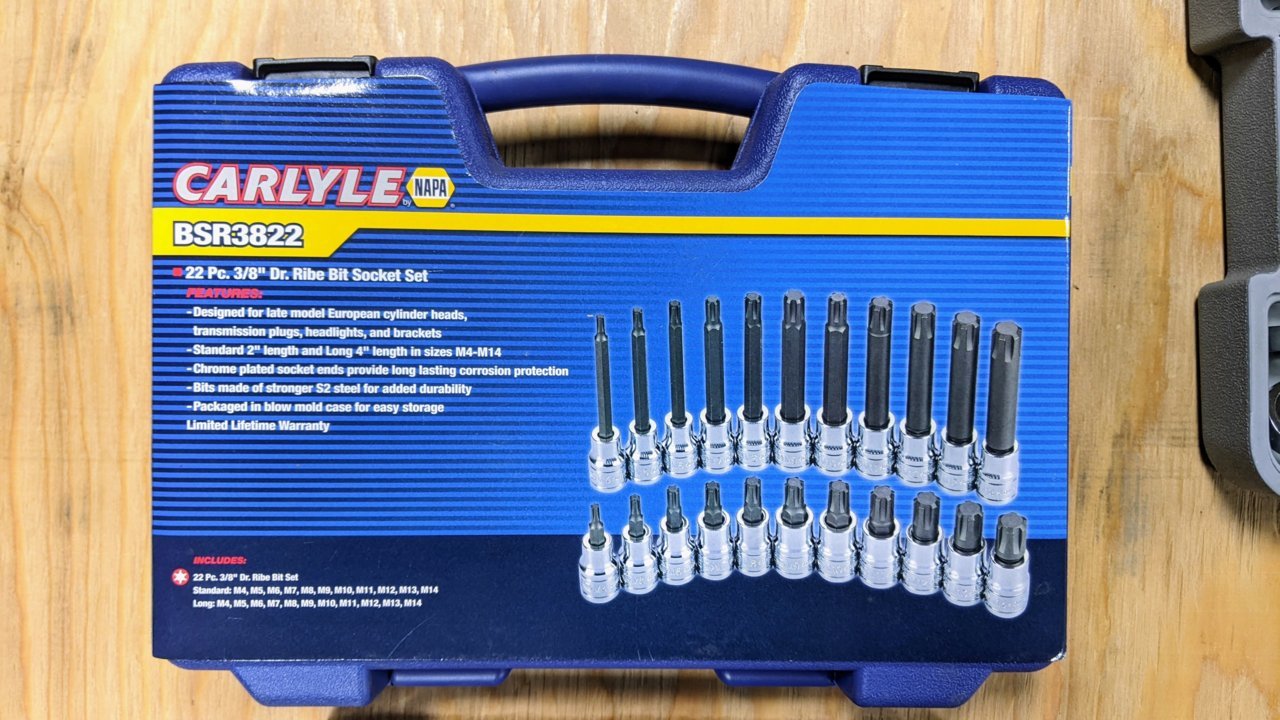 BRAND NEW CARLYLE / NAPA 17 PIECE 3/8 METRIC SOCKET SET - WILL SHIP