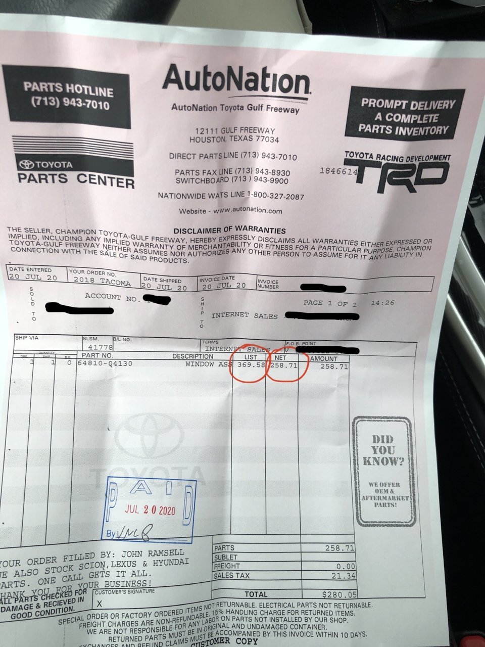 Rear glass receipt .jpg