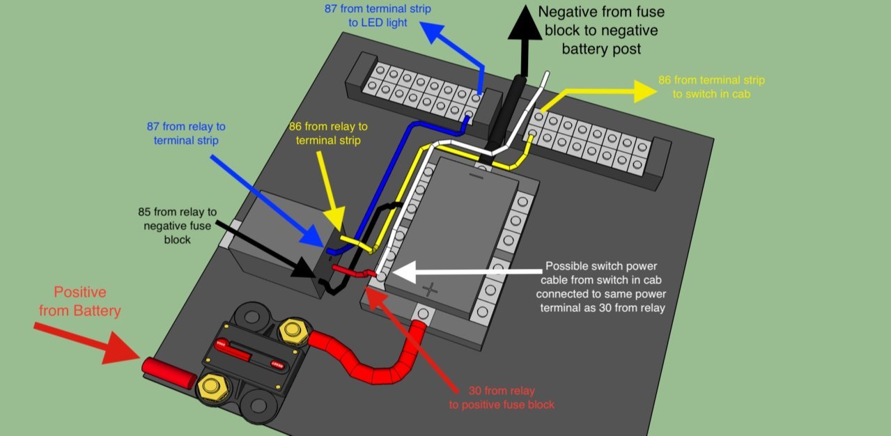 Help on DIY Relay Panel wiring | Tacoma World