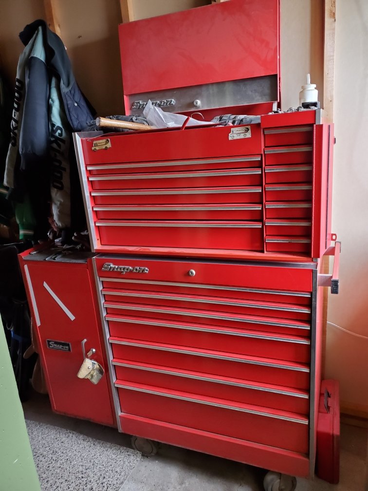 Snap on tool box