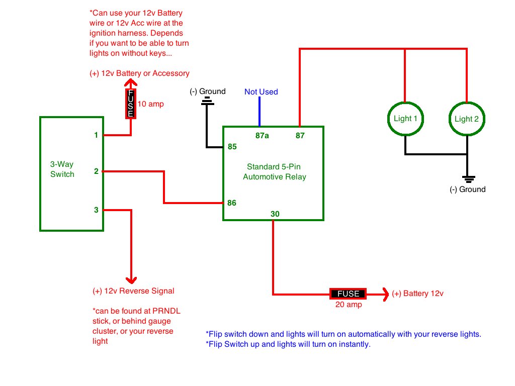 Aux back up lights | Page 2 | Tacoma World  Rear Aux Reverse Light Wiring Diagram    Tacoma World
