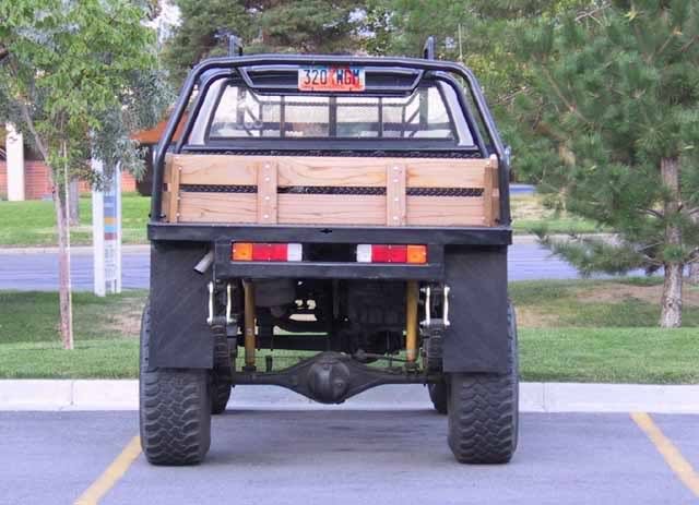 Toyota pickup 2024 wood flatbed