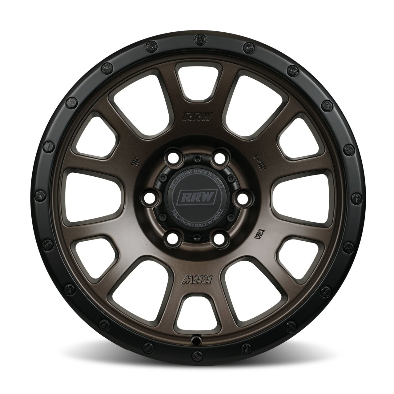 RR5-V17x8.56lugMatteBronzewBlackBoltsFront_efb62e4e-d203-45f8-837a-e71d72e799a8_5000x.jpg