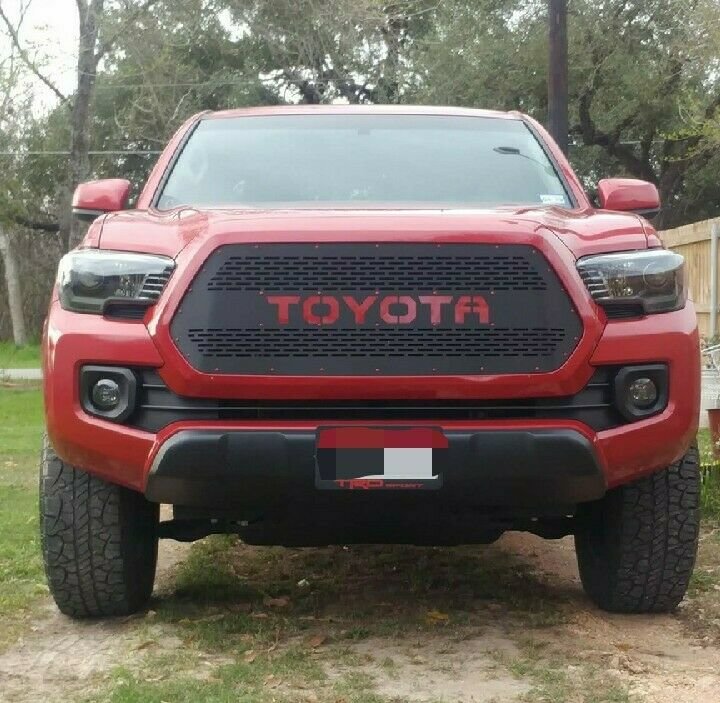 The OG Laser Cut Mesh Grille Insert for 2016-2023 3rd Gen Toyota Tacoma