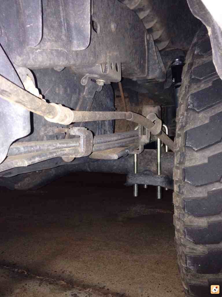 Leaf springs inverted / sagging World