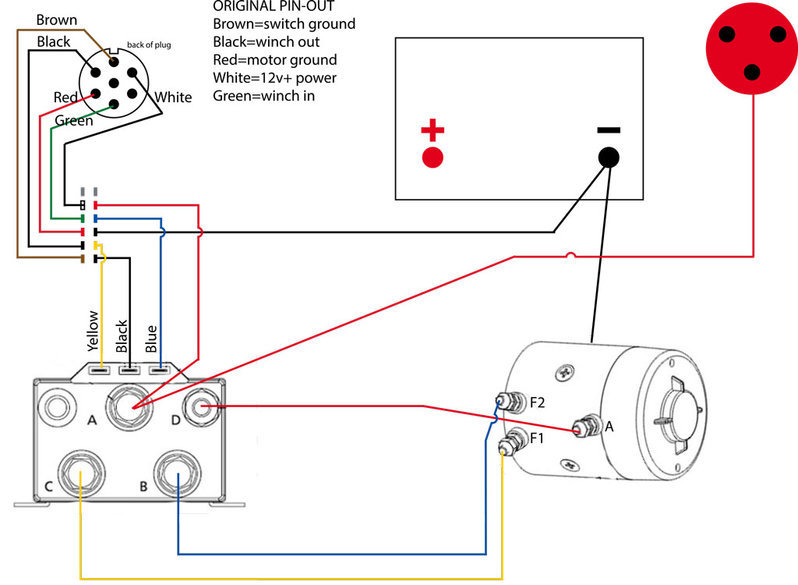 Diagram Based 2wire Wiring Diagram Winch Completed