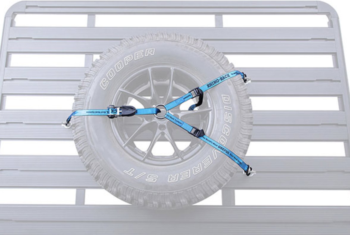 Rooftop spare tire discount carrier