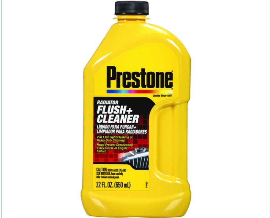 cleaner during your coolant flush