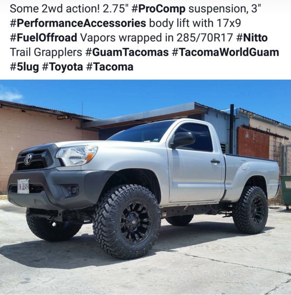 Toyota Tacoma 5 Lug Lift Kit