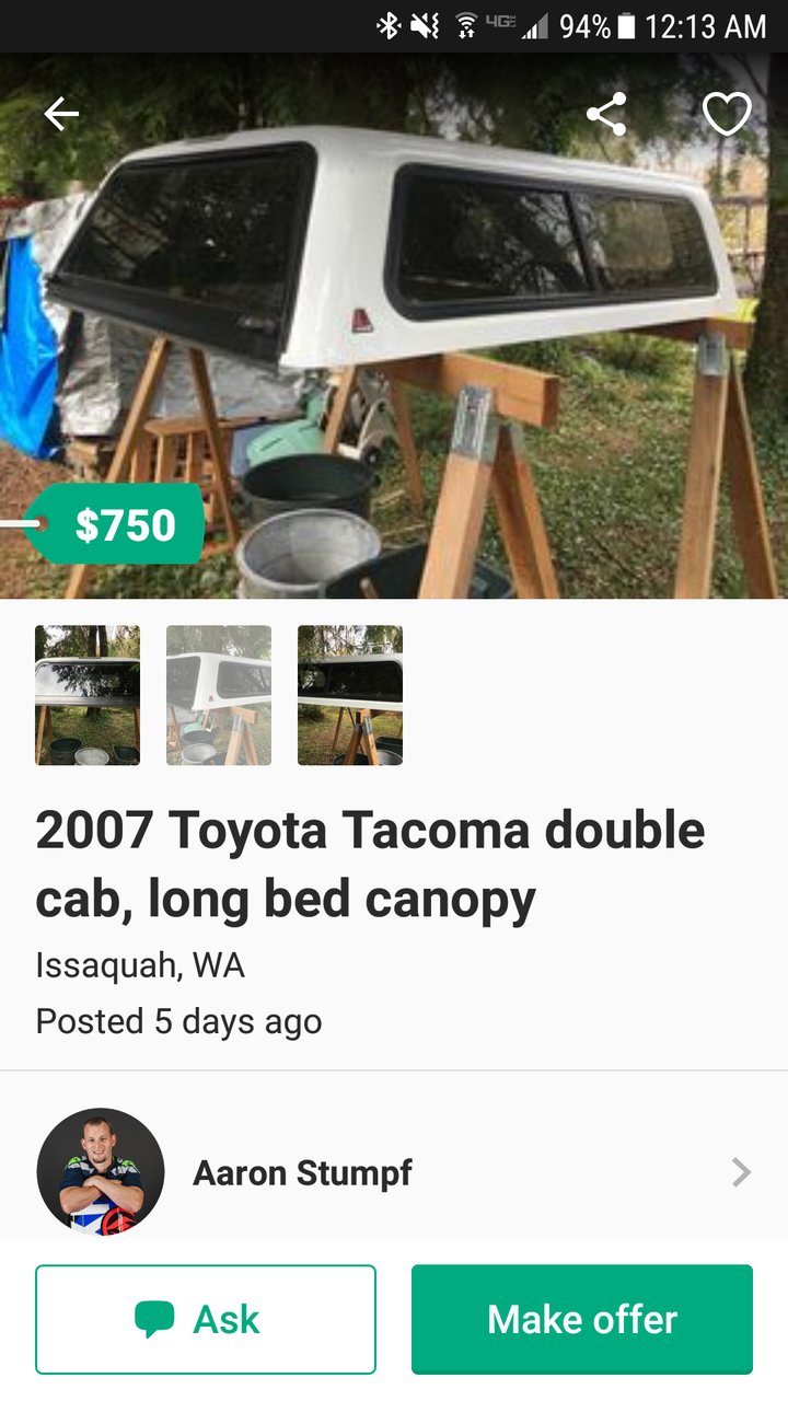 Oregon/Washington Craigslist Ads | Page 346 | Tacoma World