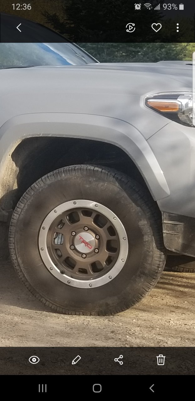 Trd 16 inch rims and tires | Tacoma World