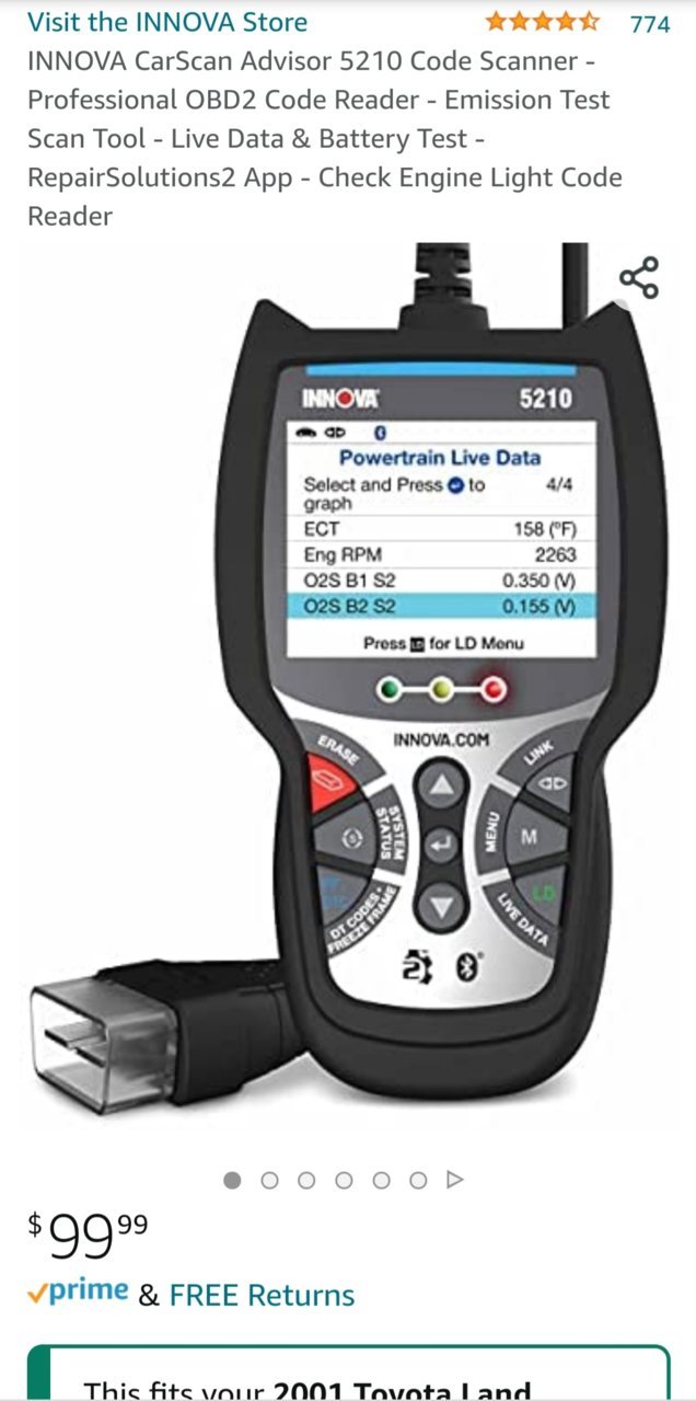 Innova OBD Code Reader 5210