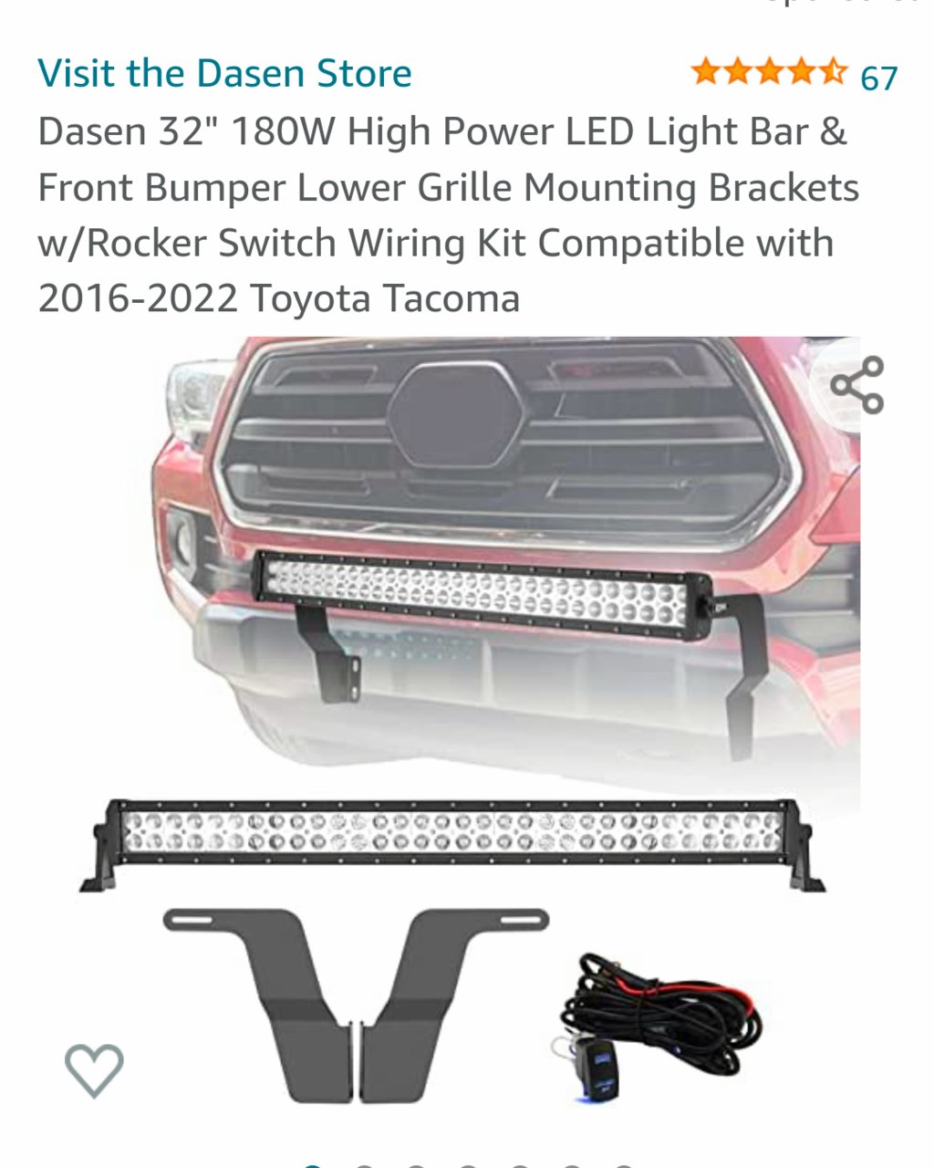 Dasen led light bar | Tacoma World