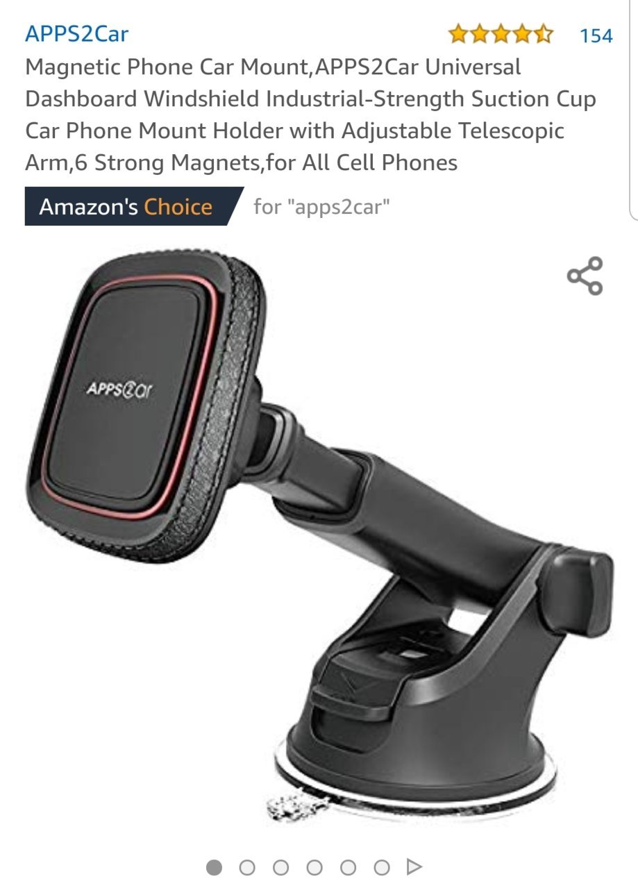 Arkon Windshield or Dash Car Mount for GoPro Cameras - Cellular Accessories  For Less