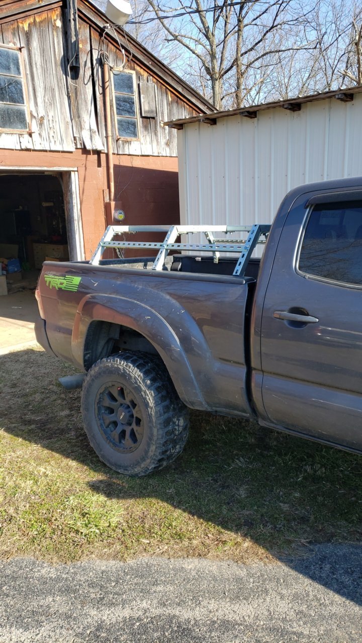 DIY Homemade Overland Bed Rack Tacoma World