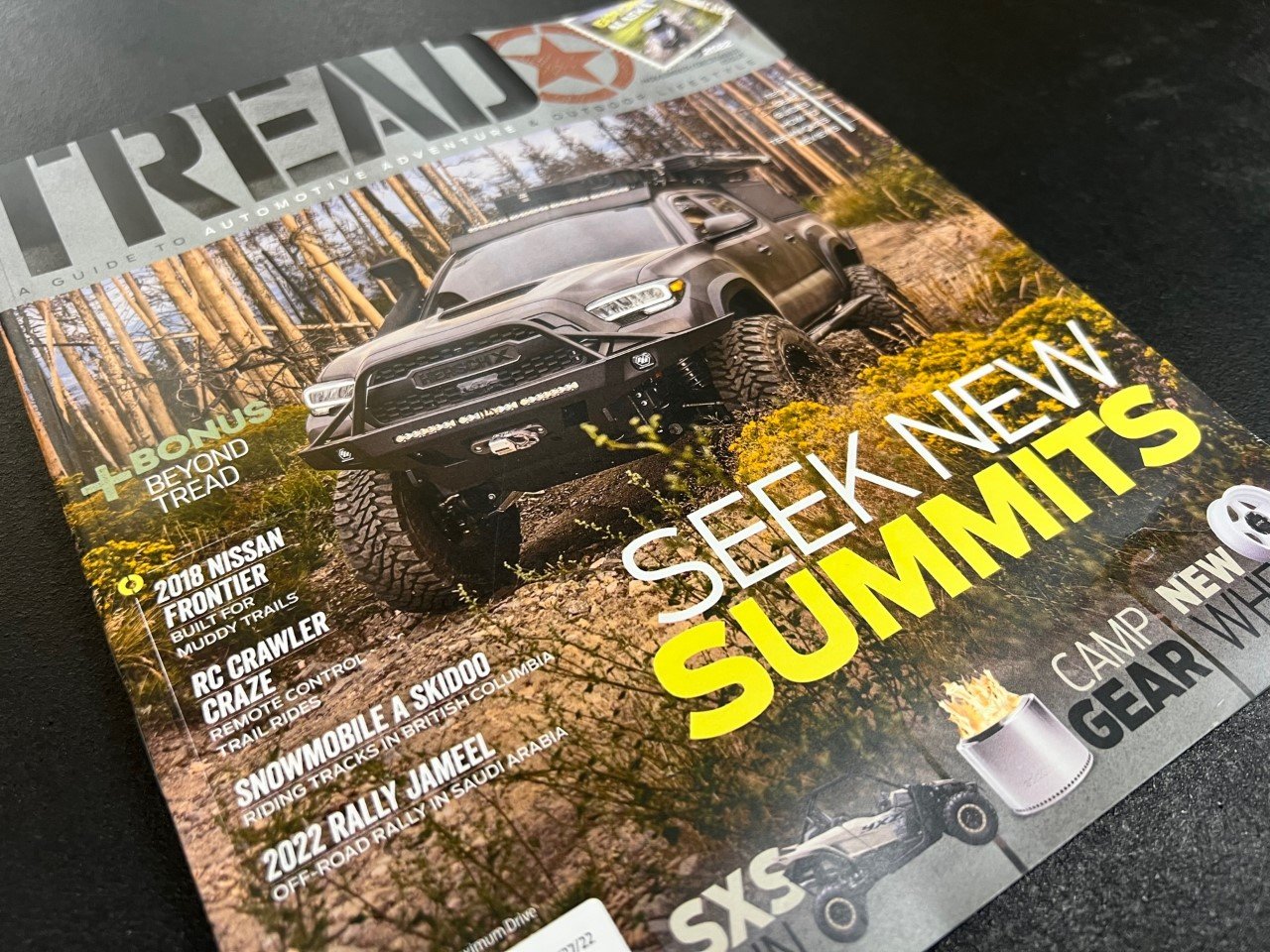 SUMMIT EXPEDITION TRUCKS NISSAN FRONTIER TREAD MAGAZINE FLAT BED UTE TRAY 7.jpg
