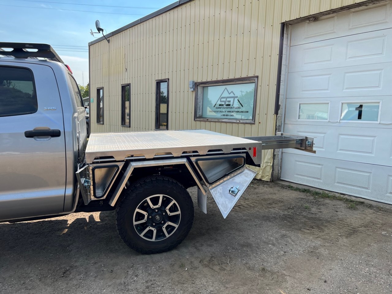 Ute Tray & Flatbed Tool Boxes - Summit Expedition Trucks - SET Overland Ltd.