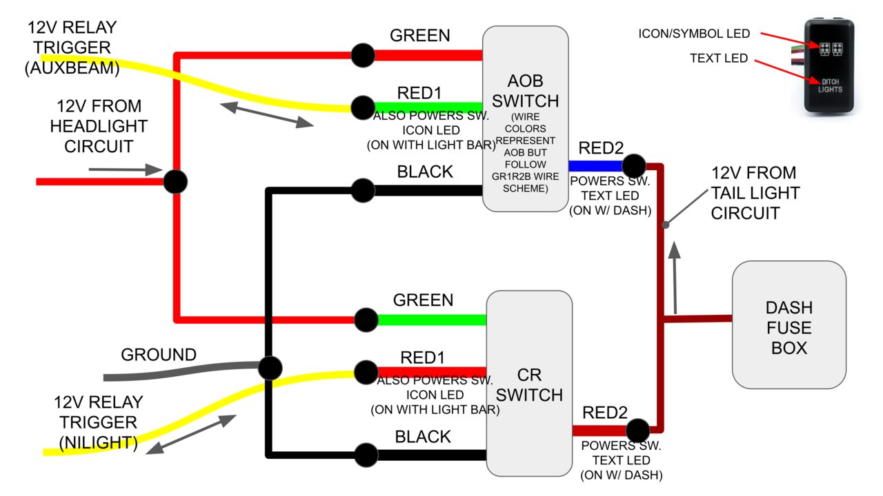 Light Bar Switch Wiring Guide With