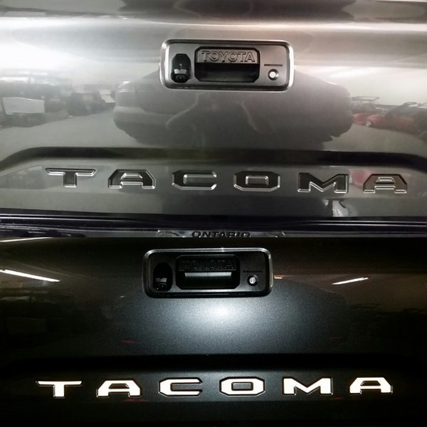 Reflective Black Decal Tailgate Inserts Now Available | Page 8 | Tacoma ...