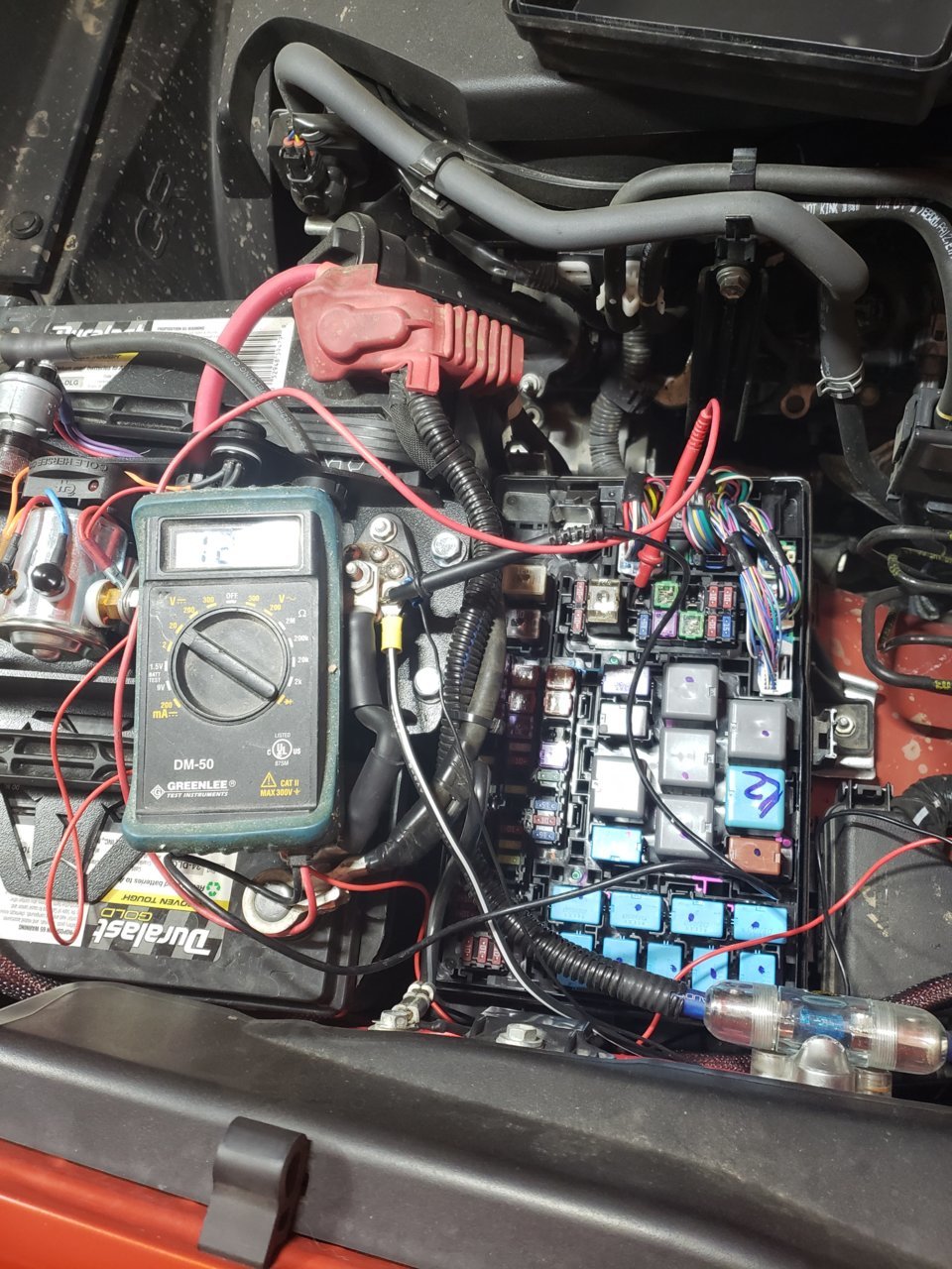 Switched/Ignition Connection Under Hood/Fuse Box World