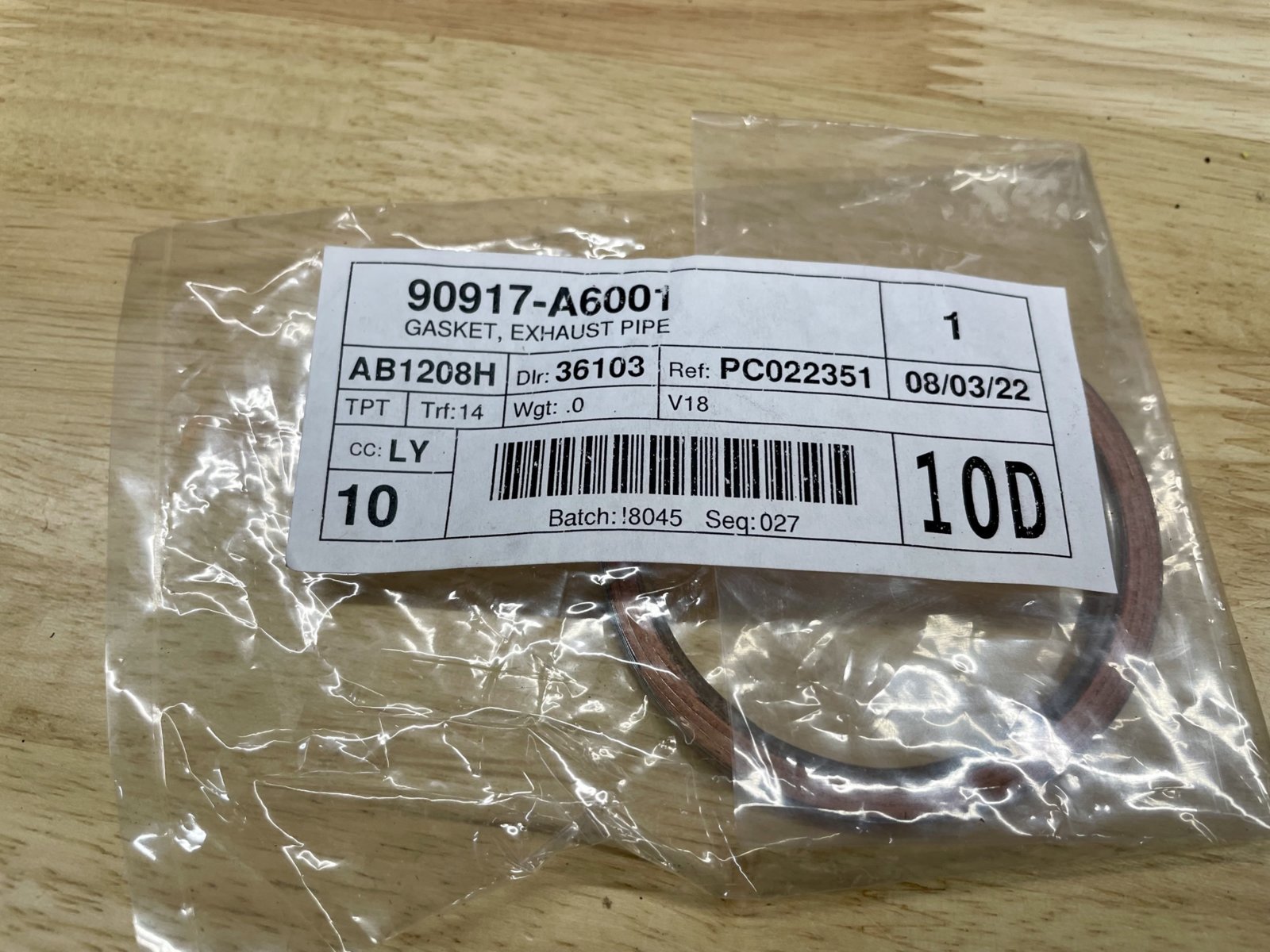 Tacoma 90917-A6001 Exhaust Gasket.jpg